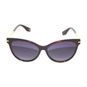 Osse Brown Gold Hardware Cateye Sunglasses
